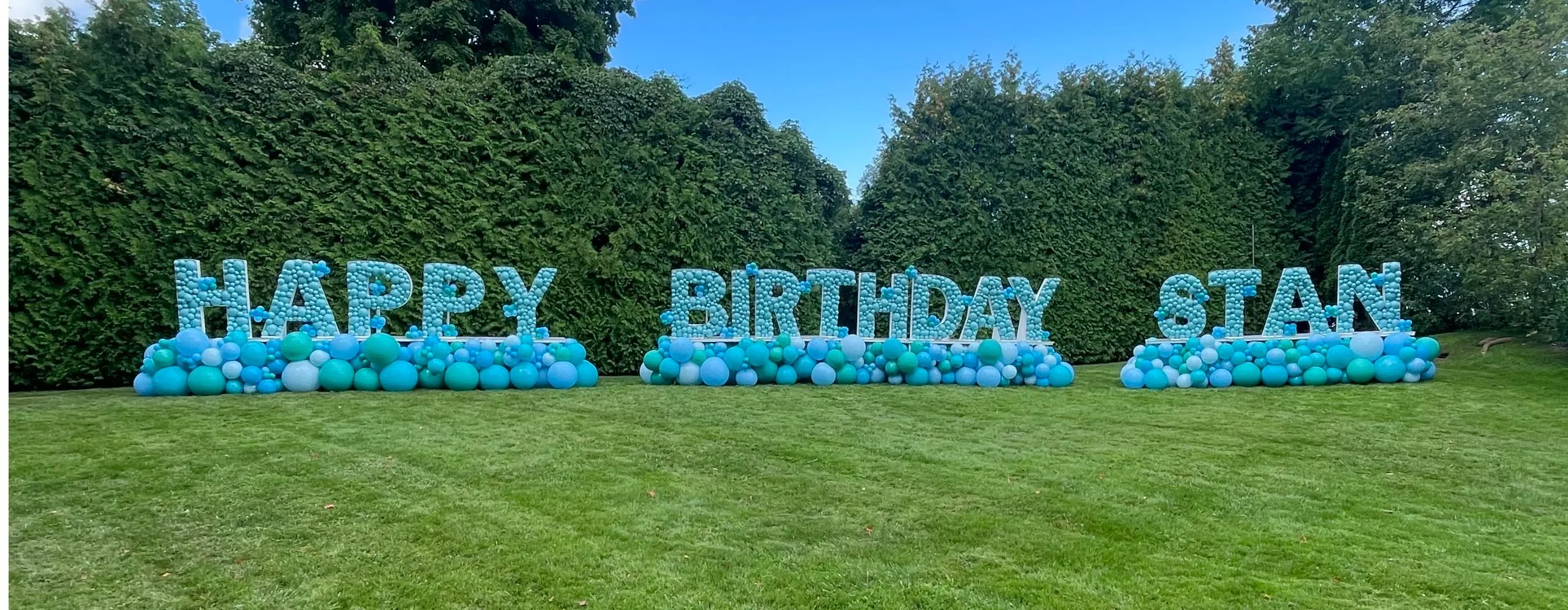 Happy Birthday Blue Balloons